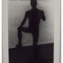 The piers (man standing on the dock)